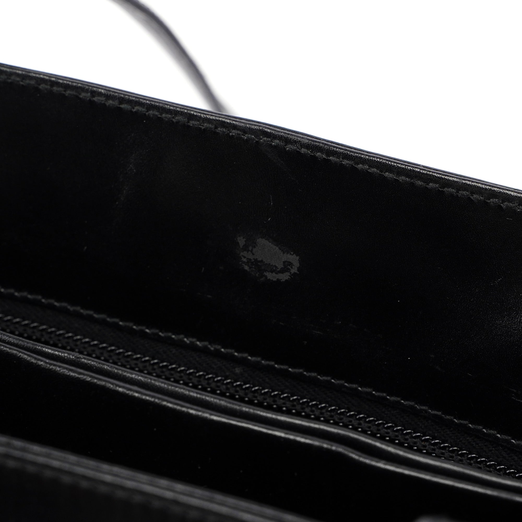 Prada B8023 Sac cabas en cuir de veau noir