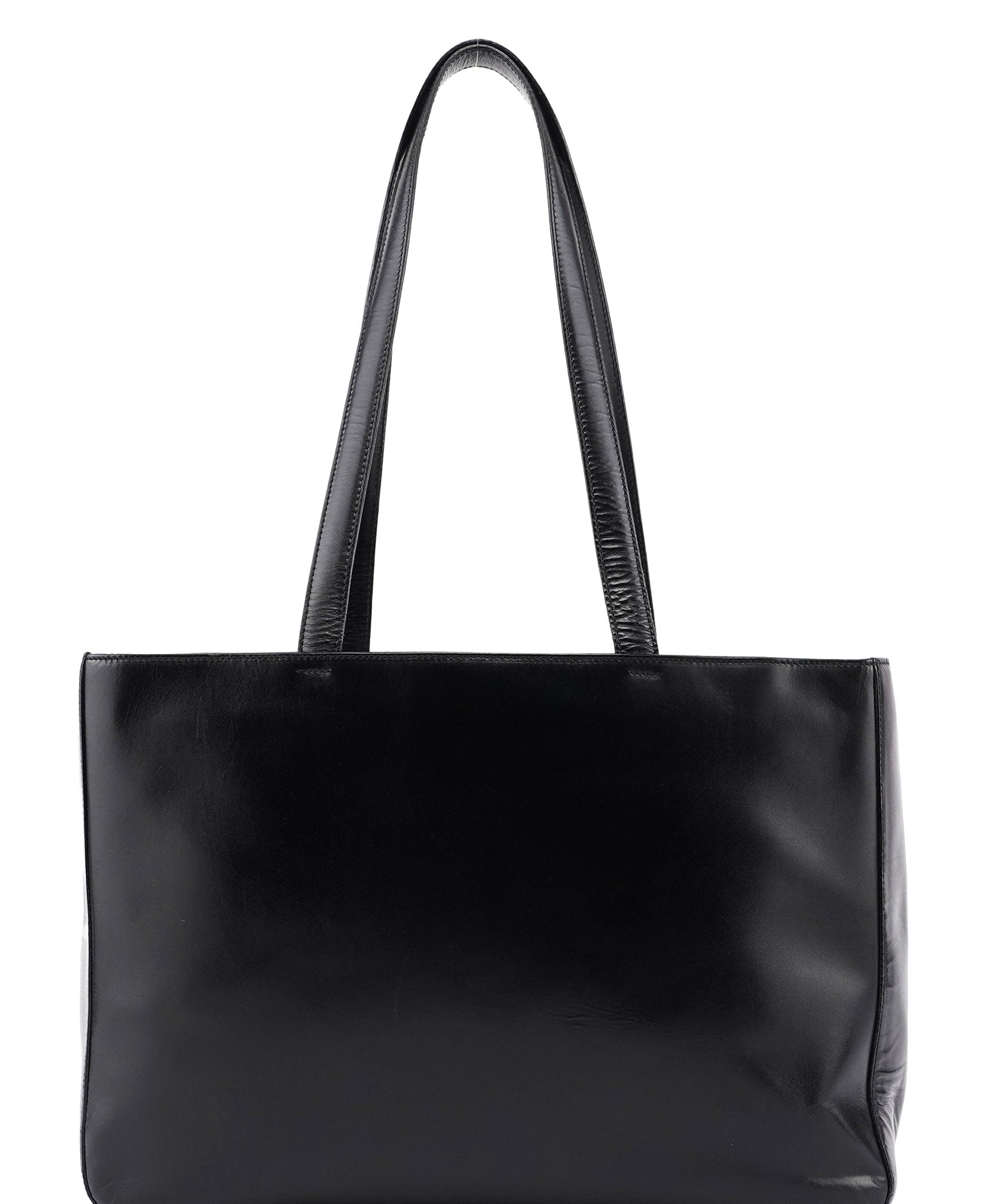 Prada Black Calfskin Tote Bag