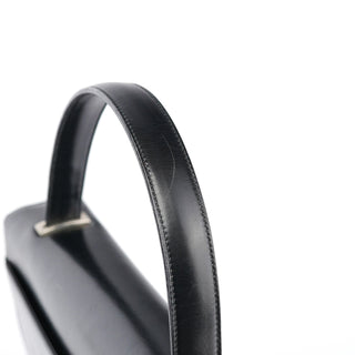 Prada Black Calfskin Vitello Top Handle Bag