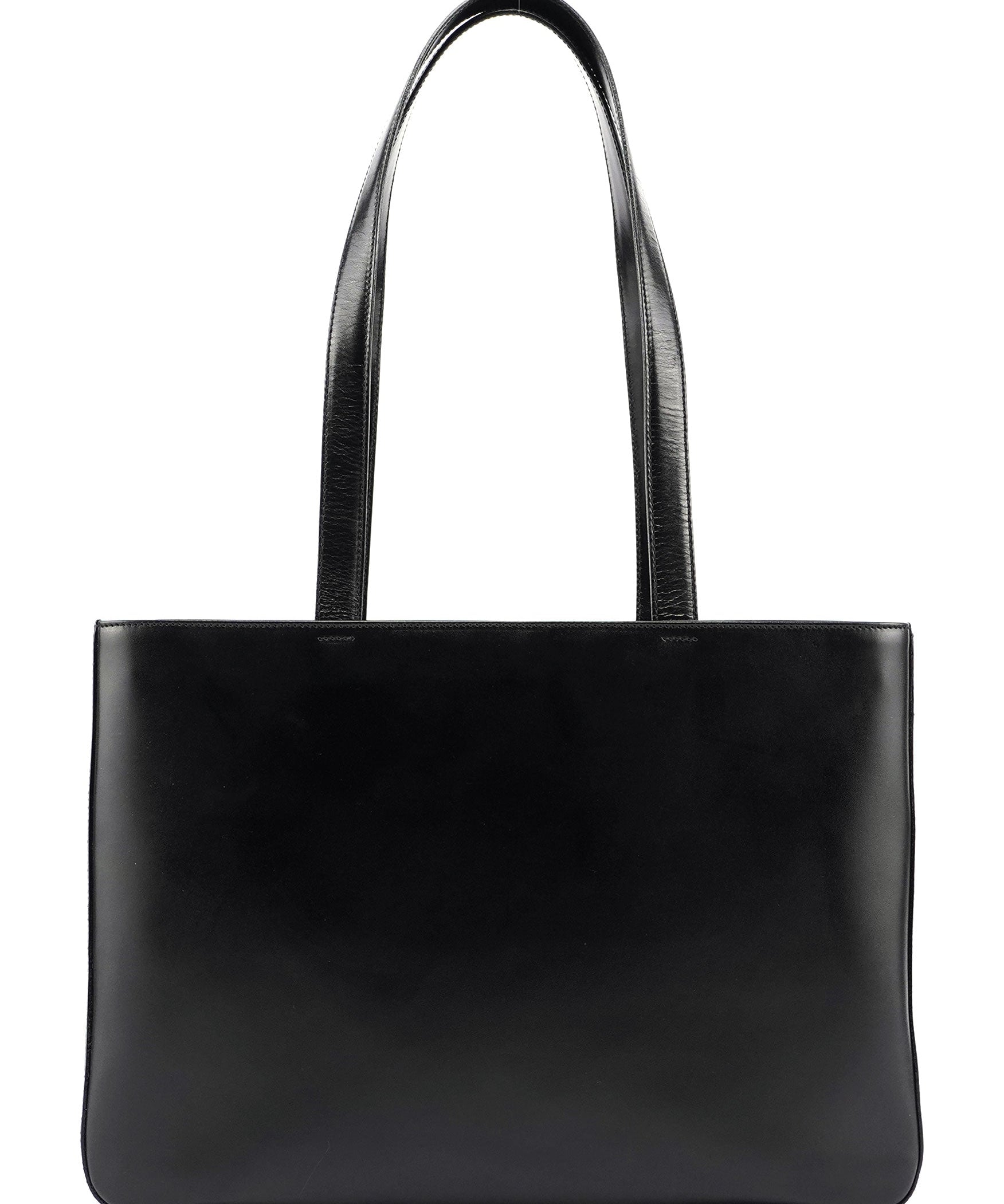 Prada Black Calfskin Vitello Tote