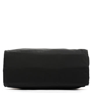 Prada Black Gold Tessuto Metallo Tote Bag