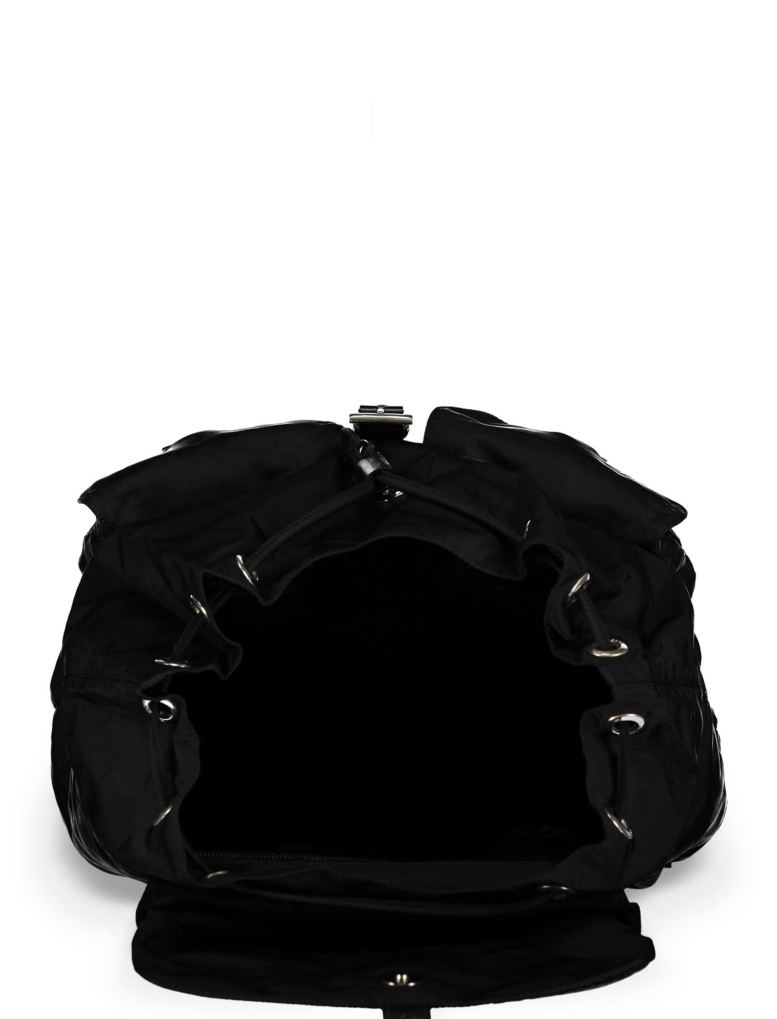 Prada Black Large Tessuto Nylon Backpack