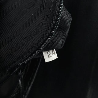 Prada Black Leather Gold Top Handle Bag