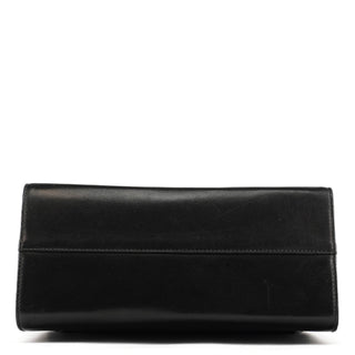 Prada Black Leather Gold Top Handle Bag