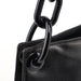 Prada Black Madras Swing Plastic Chain Bag