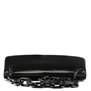 Prada Black Madras Swing Shoulder Bag