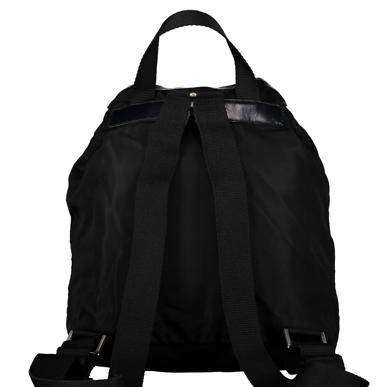 Prada Tessuto Rucksack Medium aus schwarzem Nylon