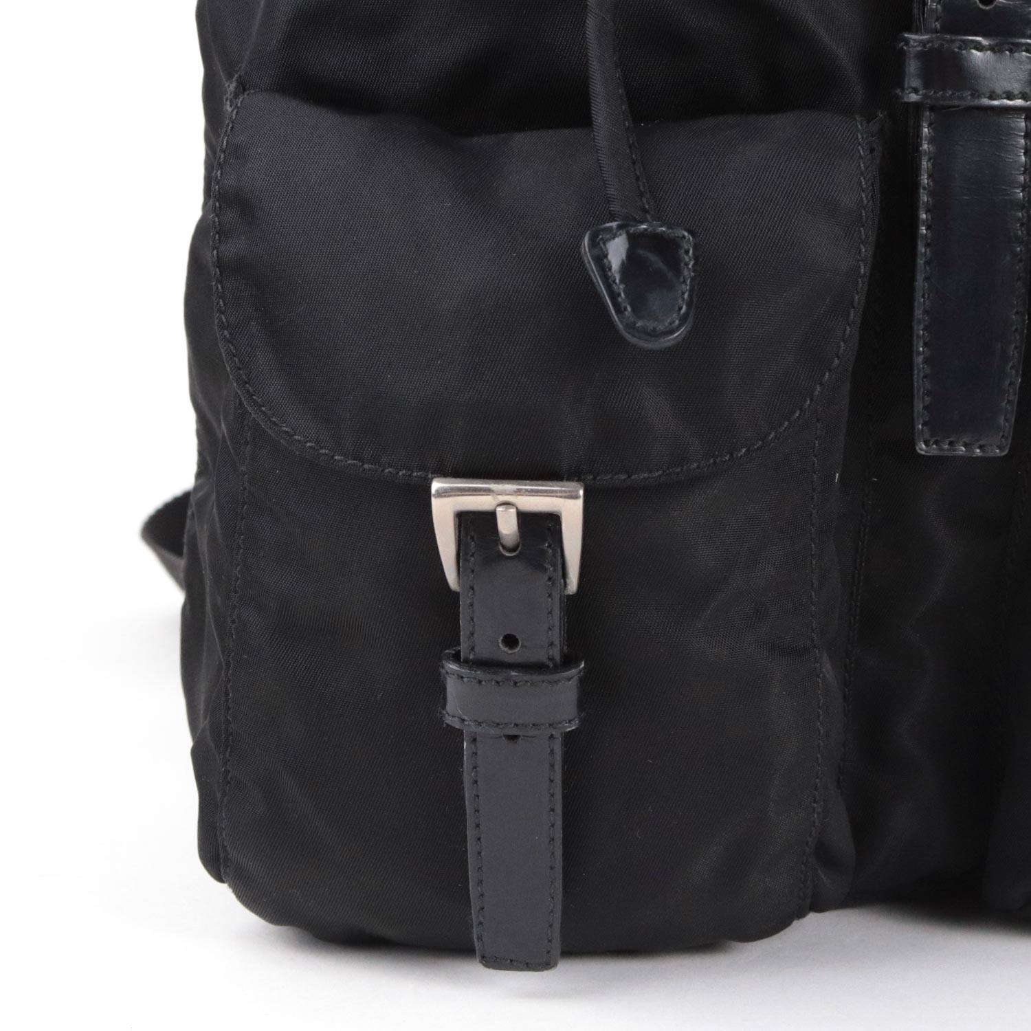 Prada Tessuto Rucksack Medium aus schwarzem Nylon