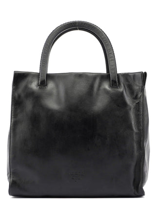 Prada Black Nappa Leather Tote