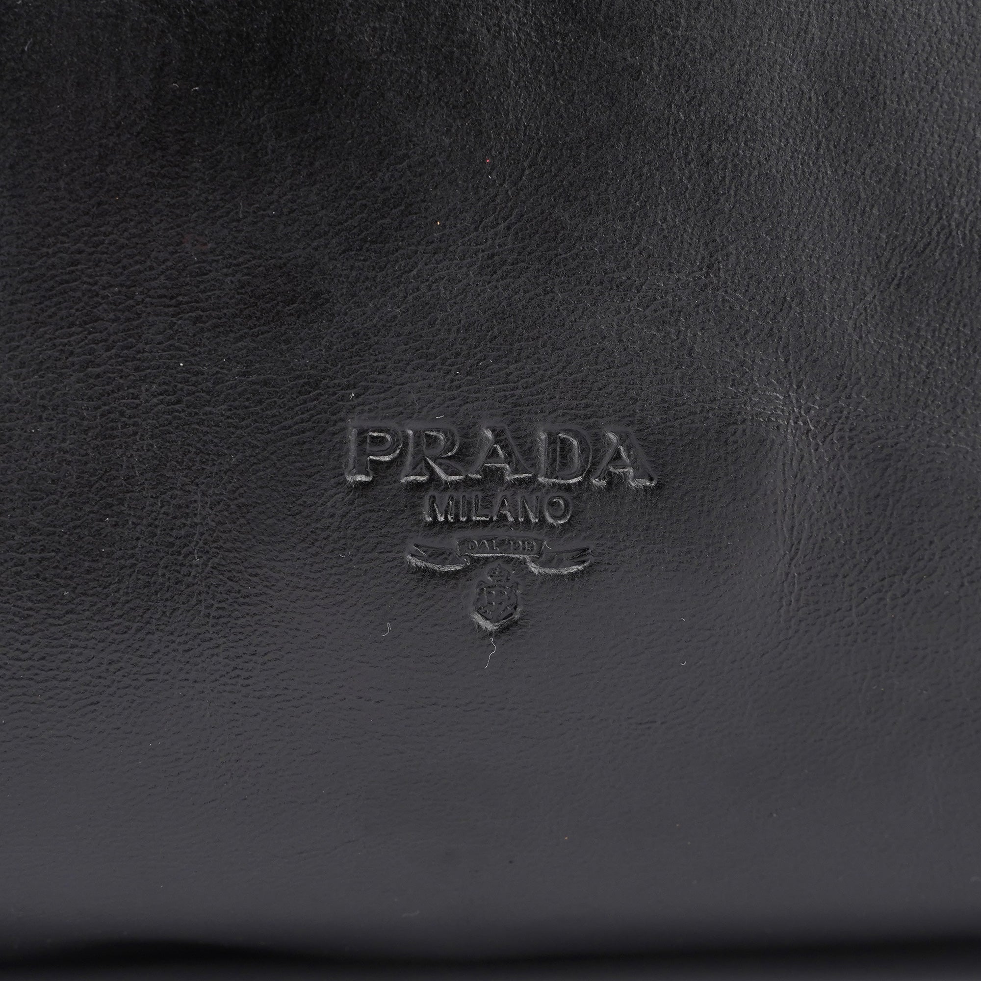 Prada Sac cabas en cuir nappa noir