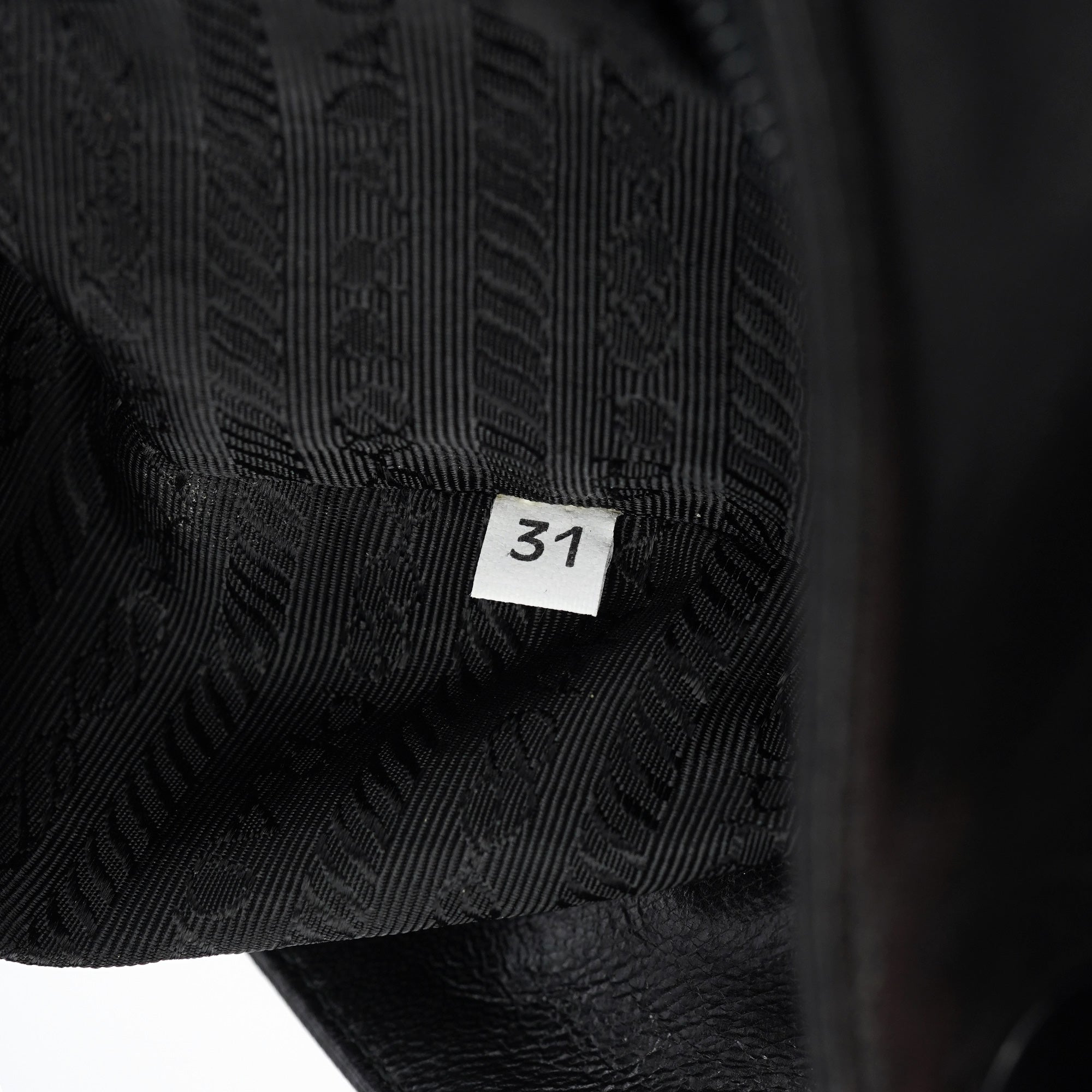 Prada Black Nappa Plastic Shoulder Bag
