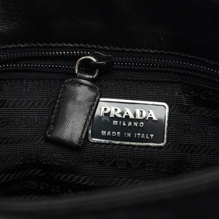 Prada Black Nappa Plastic Shoulder Bag