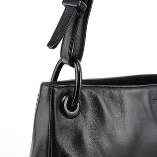 Prada Black Nappa Plastic Shoulder Bag