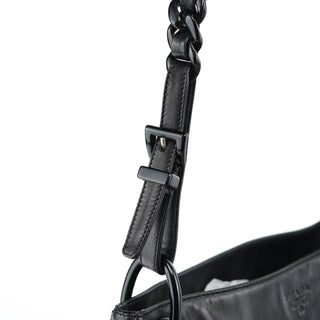 Prada Black Nappa Plastic Shoulder Bag
