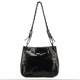 Prada Black Nappa Plastic Shoulder Bag