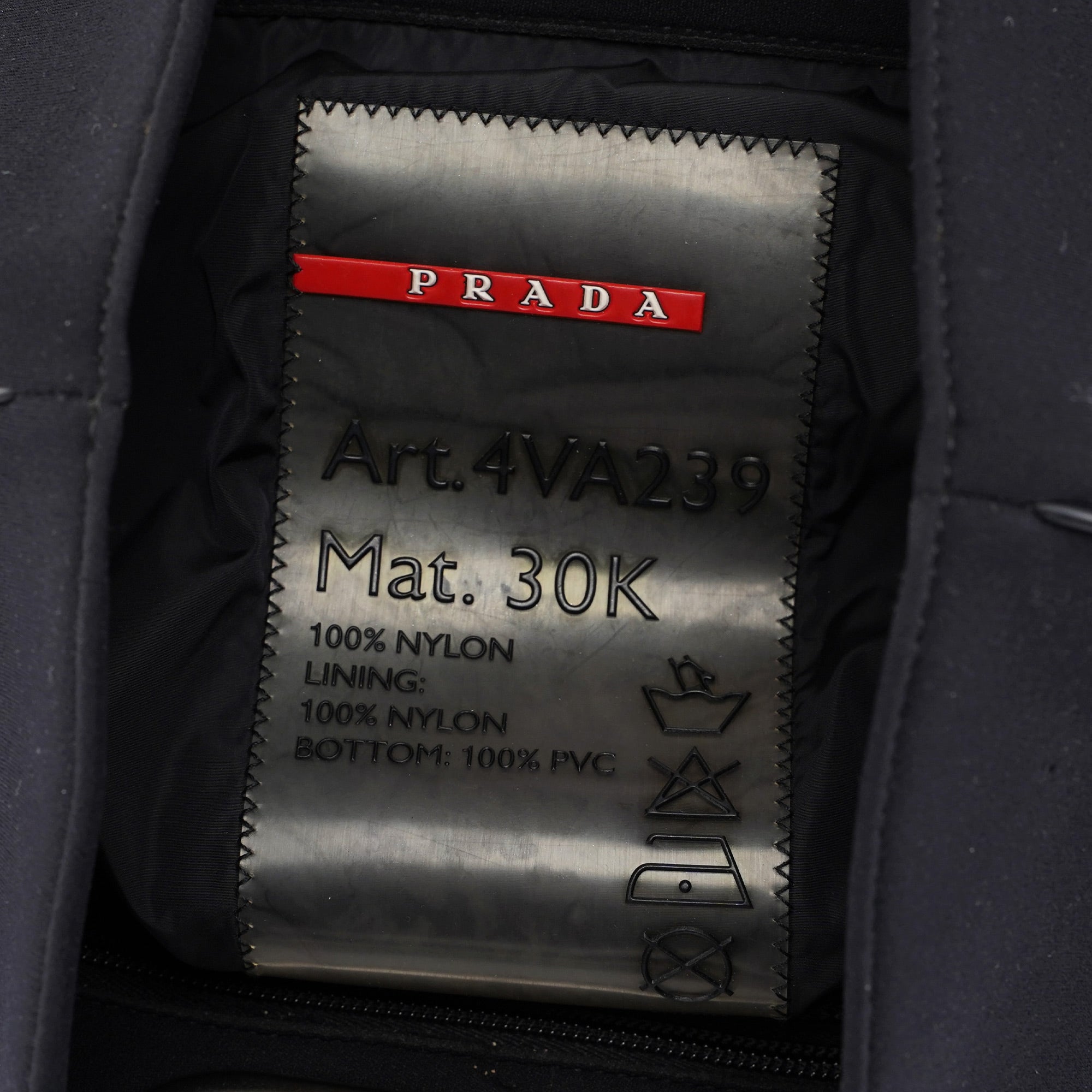 Prada Sac à main Sport en néoprène noir