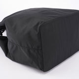Prada Sac en nylon noir à anses en plastique