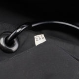 Prada Sac en nylon noir à anses en plastique