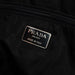 Prada Black Nylon Plastic Handle Tote