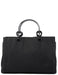 Prada Black Nylon Plastic Handle Tote