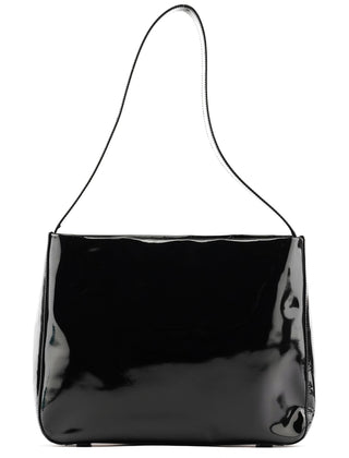Prada Black Patent Leather Shoulder Bag