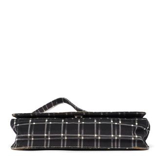 Prada Black Patterned Shoulder Bag