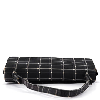 Prada Black Patterned Shoulder Bag