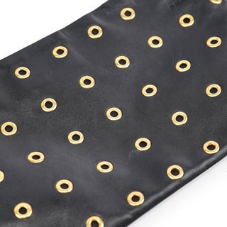 Prada Black Perforated Leather Shoulder Bag