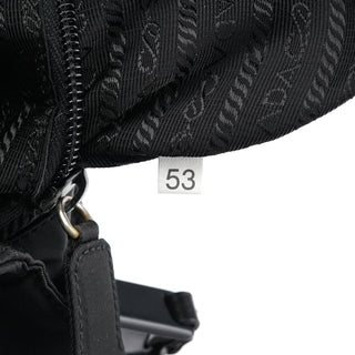 Prada Black Quilted Tessuto Plastic Tote Bag