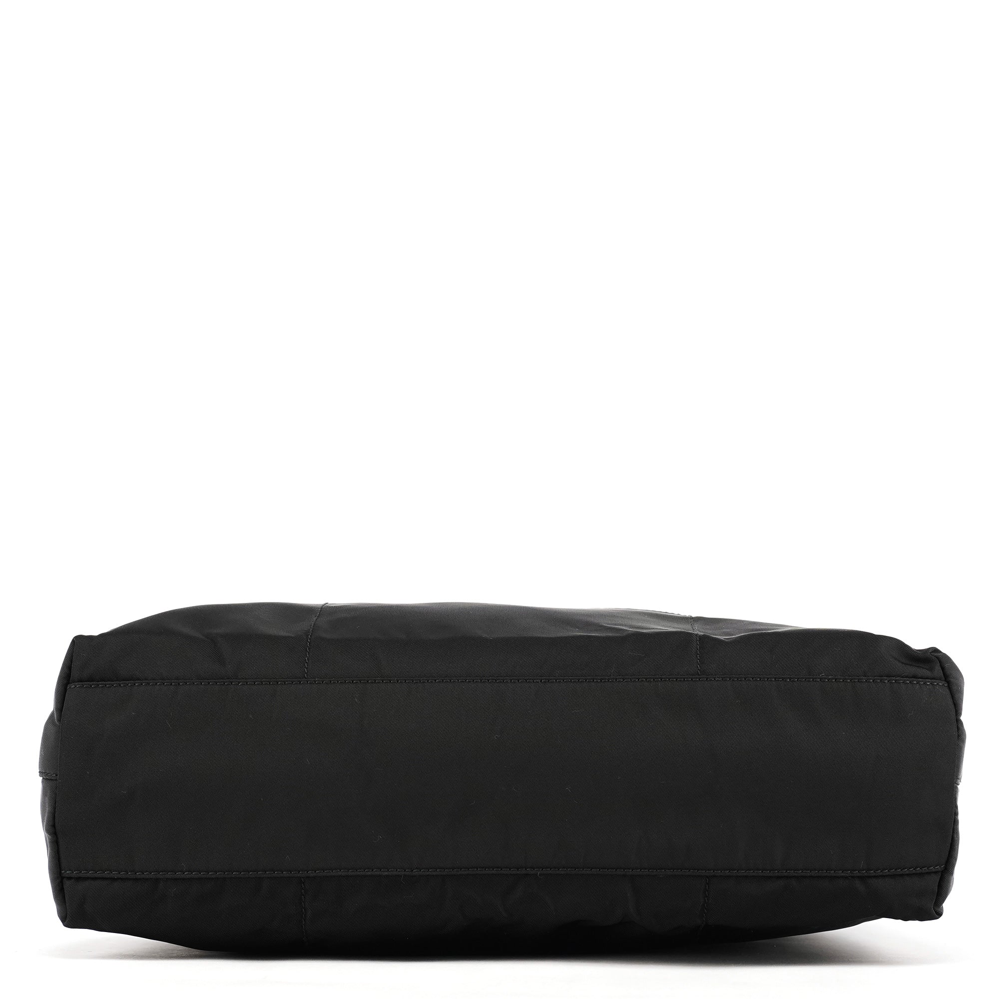Prada Black Quilted Tessuto Plastic Tote Bag