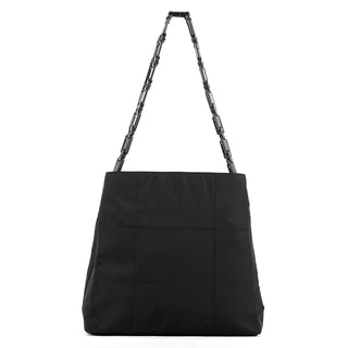 Prada Black Quilted Tessuto Plastic Tote Bag