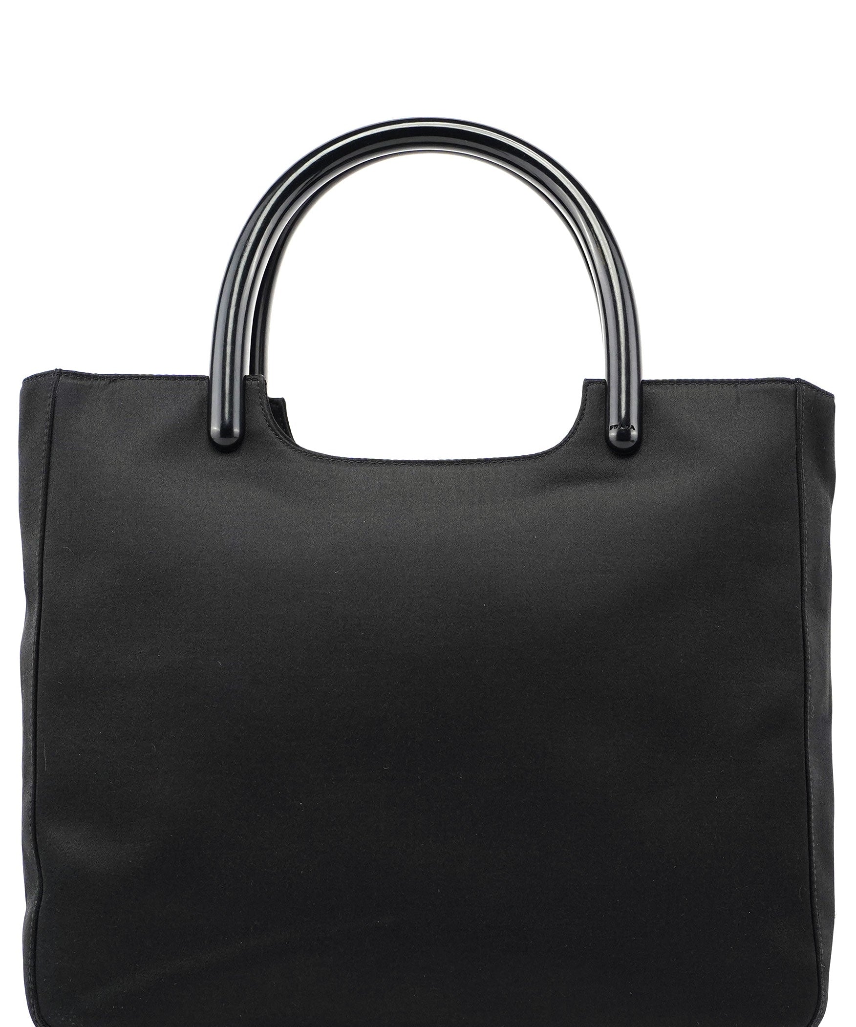 Prada Black Raso Plastic Tote