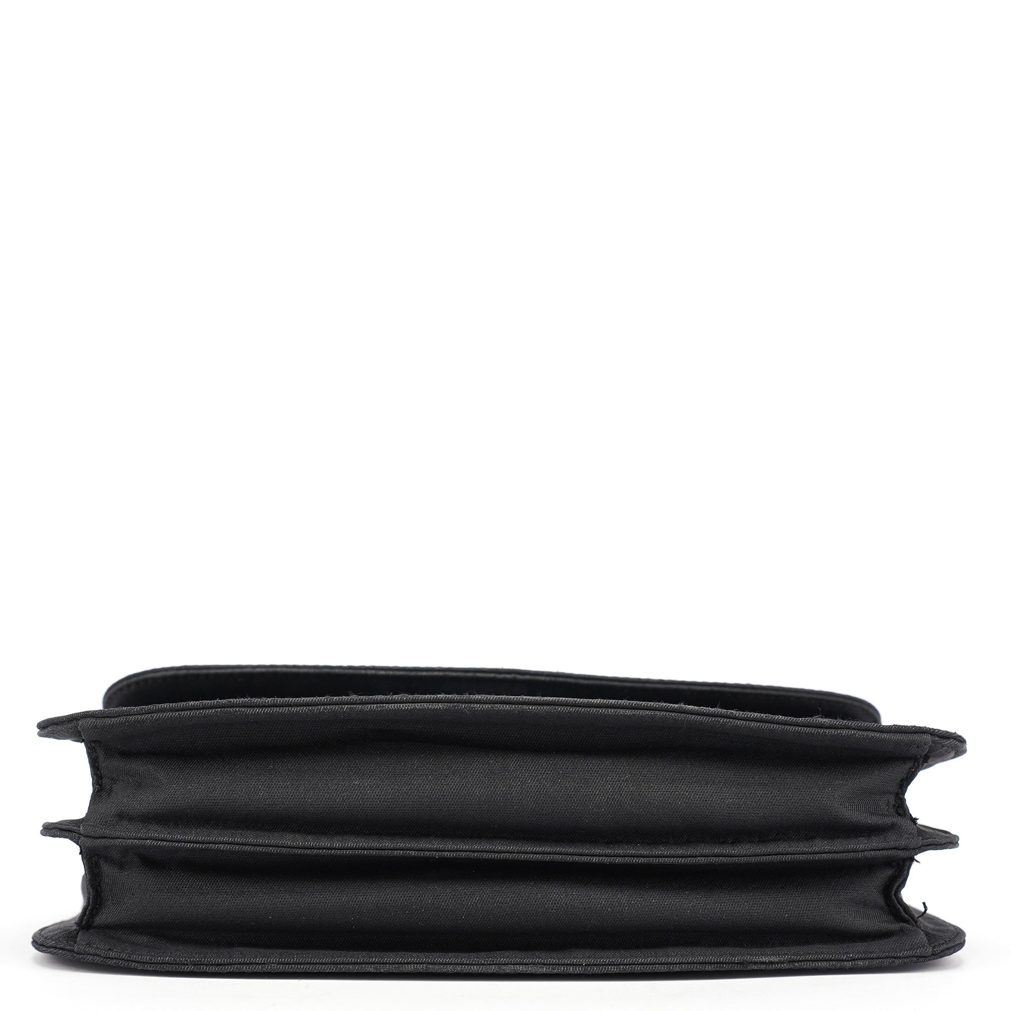 Prada Sac à poignée Raso en satin noir