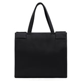 Prada Black Raso Satin Tote Bag