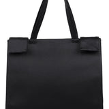 Prada Black Raso Satin Tote Bag