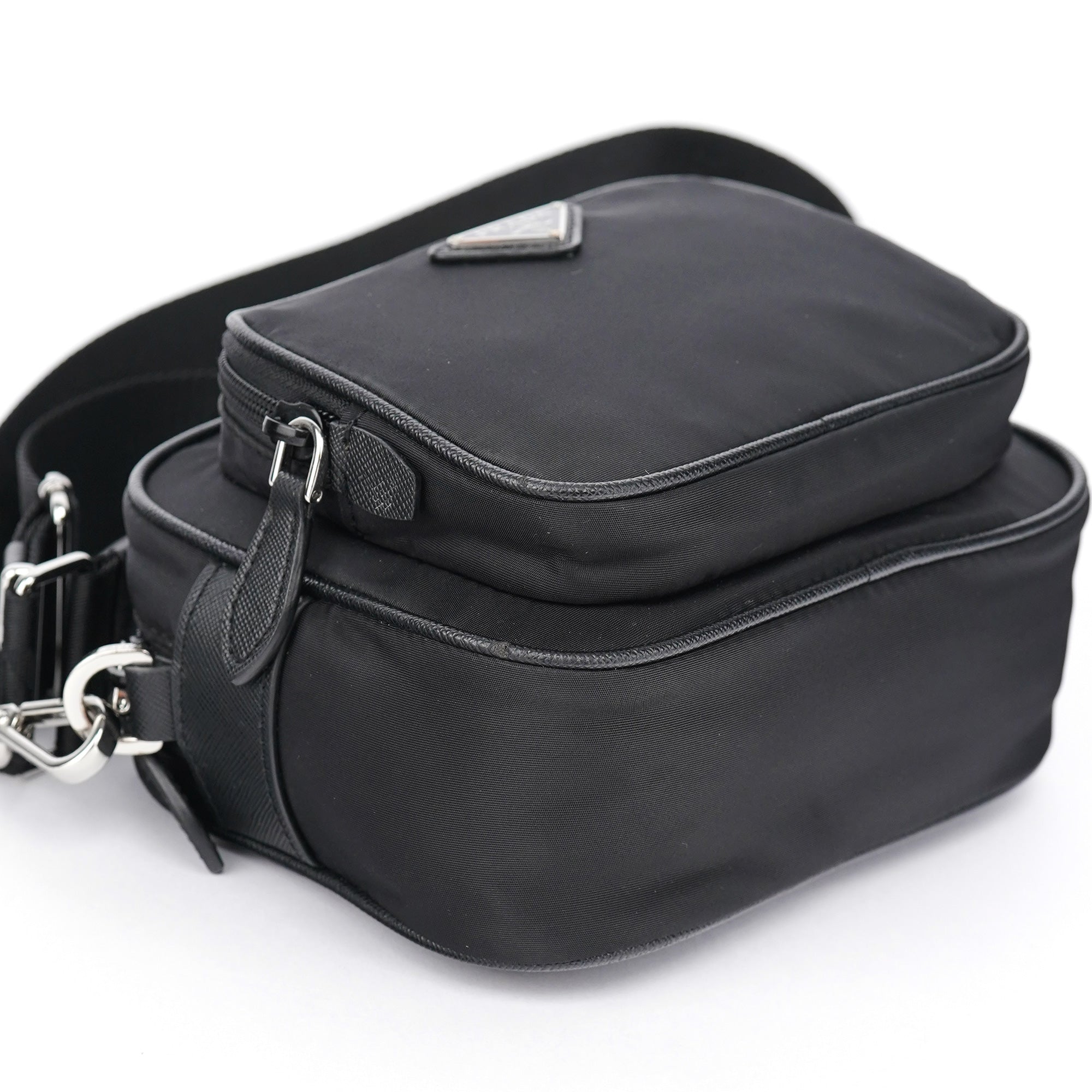 Prada Black Re-Nylon Crossbody Bag