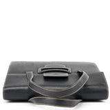 Prada Black Saffiano Contrast Stitch Tote Bag