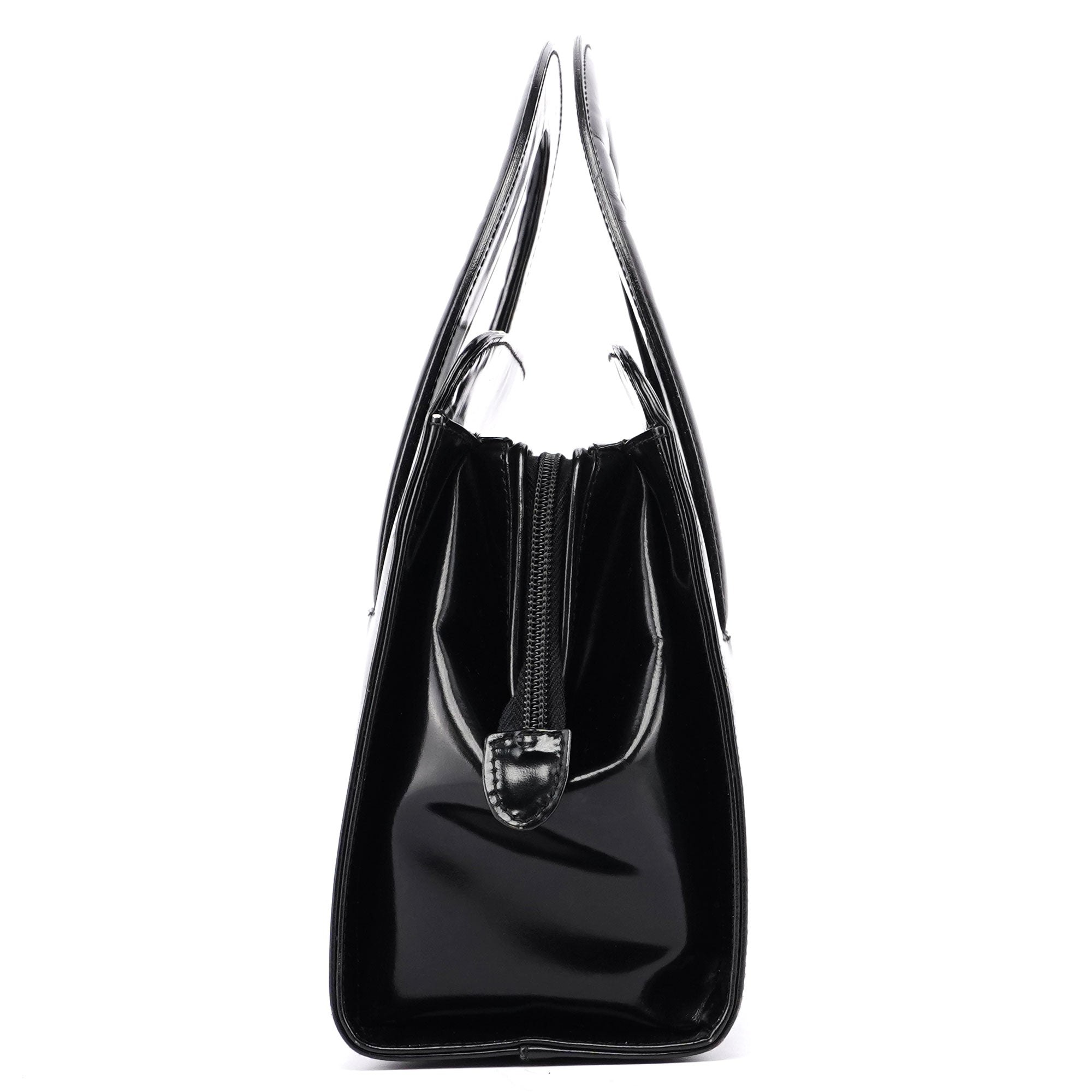 Prada Black Spazzolato Asymmetrical Tote