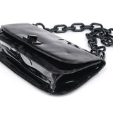 Prada Black Spazzolato Chain Shoulder Bag