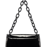 Prada Black Spazzolato Chain Shoulder Bag