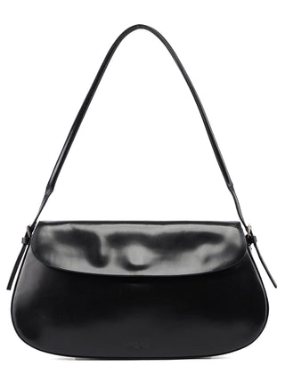 Prada Black Spazzolato Chic Shoulder Bag