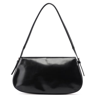 Prada Black Spazzolato Chic Shoulder Bag