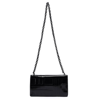 Prada Black Spazzolato Embossed Shoulder Bag