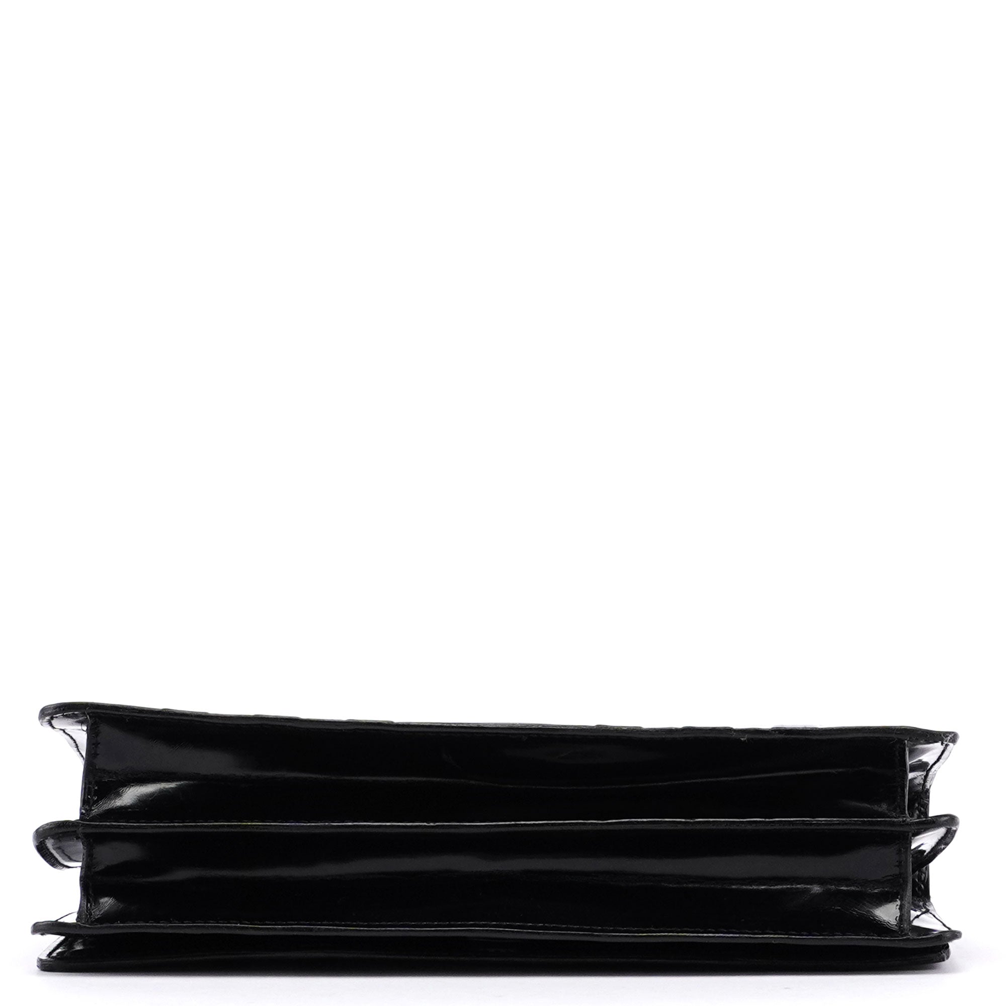 Prada Black Spazzolato Embossed Shoulder Bag