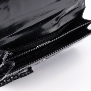 Prada Black Spazzolato Embossed Shoulder Bag