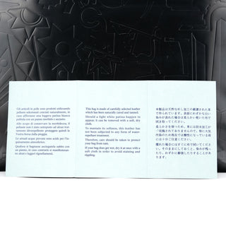 Prada Black Spazzolato Embossed Tote Bag