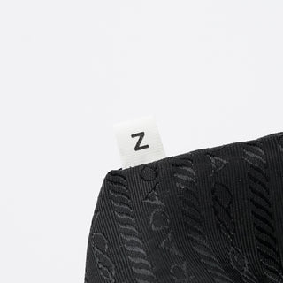 Prada Black Spazzolato Embossed Tote Bag