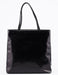 Prada Black Spazzolato Embossed Tote Bag