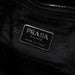 Prada Black Spazzolato Embossed Tote Bag