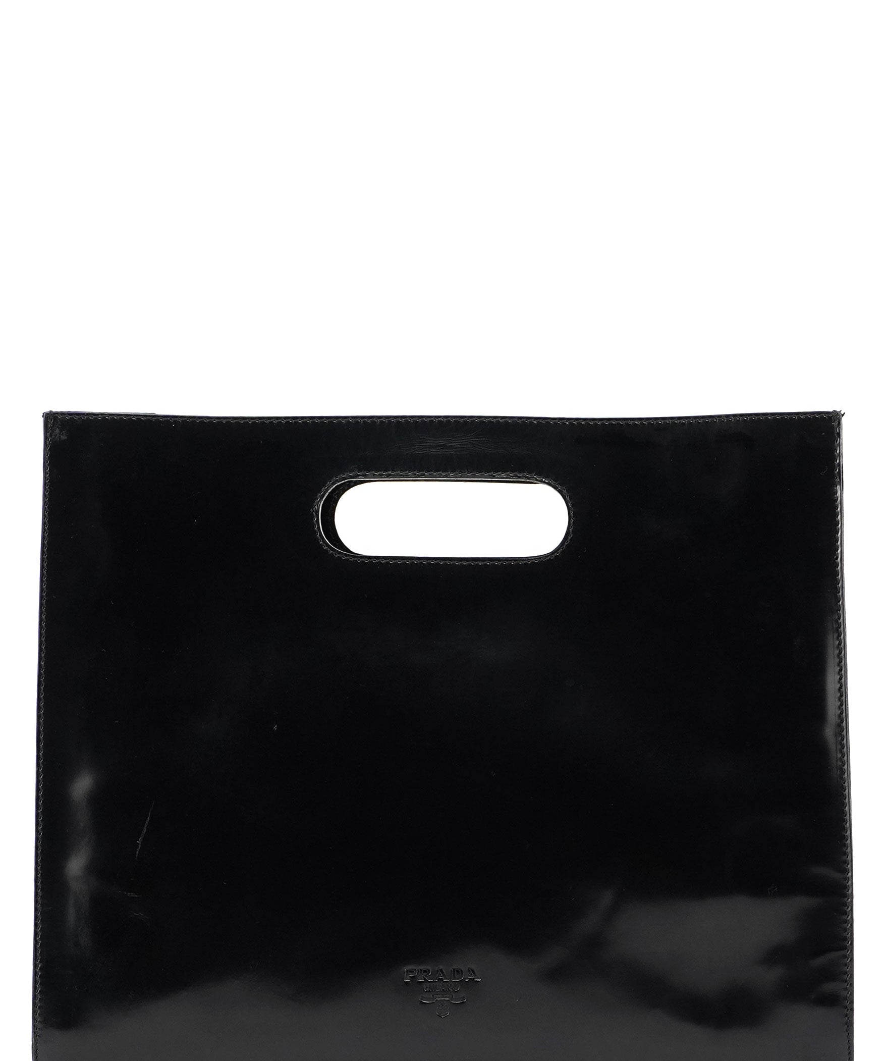 Prada Black Spazzolato Handbag